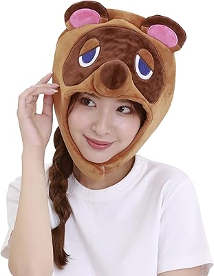 Kigurumi Sazac hat - Animal Crossing Tom Nook - Cozy Bonnet - Adult size.. DIAYTAR Nigeria: Where affordability meets fast and reliable e-commerce service.