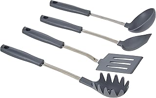 Set of stainless steel tramontina tools, nylon head and polypropylene handles.. Order today, receive this week — shopping with DIAYTAR Nigeria is that simple.