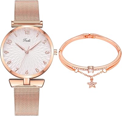 Women's jade watches, steel bracelet, fine clasp, fitness electronic watch, stainless steel, leather bracelet, quartz watch for women.. Shop confidently with DIAYTAR NIGERIA, offering affordable prices and reliable delivery within a week.