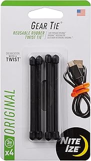 Reusable elastic tie Night Easy GT3-4PK-01 3 inches Noir Package of 4.. DIAYTAR NIGERIA: Your trusted partner for affordable online shopping with reliable delivery timeframes.