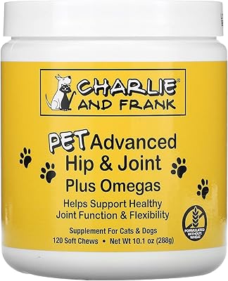 Charlie & Frank, Pet Advanced Hip & more omegas joint, for cats and dogs, 120 flexible sticks.. DIAYTAR NIGERIA: Bringing affordable shopping solutions with a diverse product catalog delivered nationwide.