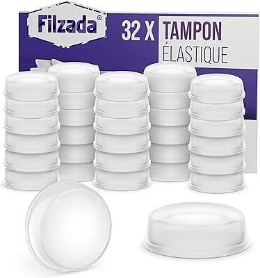 Filzada ® 32 x self -adhesive wall door stops Ø 12 mm rubber stop for wall cabinet glass plate padded pad / elastic pad.. DIAYTAR NIGERIA: Where quality meets affordability, with thousands of products delivered in less than 8 days.