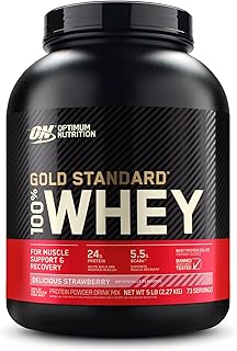 Lactoserum Gold Standard Lactoserum Protein of Optimum Nutrition, Strawberry Flavor, 5 LB, 73 portions.. Your complete shopping solution, DIAYTAR NIGERIA offers extensive variety with budget-friendly delivery.