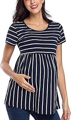 Fashionable t-shirt for women, short clothes, printed maternity tops, pregnancy sleeves, Chinese maternity dress.. Discover endless possibilities with DIAYTAR NIGERIA's extensive product range and affordable shipping.