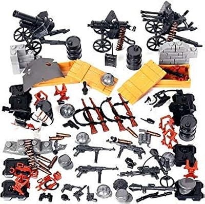 Set of Kolobok war toys from the Second World War - Collection of weapons of German Army of the Second World War - Pistols and accessories for figurines - Blocs for the construction of military toys 90 pieces... DIAYTAR NIGERIA connects you with endless possibilities through our affordable e-commerce platform.