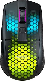 Optical game mouse RGB Light Symmetrical Rokat Burst Pro Air with optical sensor 19,000 DPI, optical switches, ROCAT TITAN 81 g-black, ROC-1-430.. DIAYTAR NIGERIA: Where shopping dreams come true with budget-friendly prices and nationwide shipping.