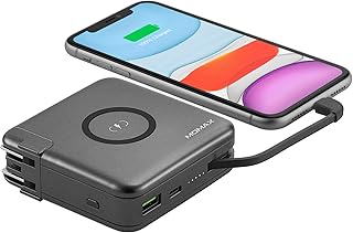 MOMAX QPOWER 3-in-1 MOMAX AC adapter set with USB wall charger + PD and power bank QC 3.0 [18W] 6700MAH + QI wireless charger [10W] (MFI certified)-Black.. DIAYTAR NIGERIA: Bringing quality products to every Nigerian home at prices everyone can afford.