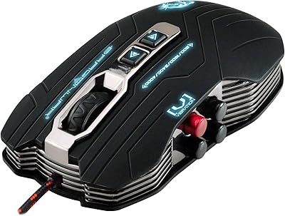 Professional wired game mouse Dragonoar for computer with Gaia blue sensor, Ele-G15 model, 4000 dpi.. Shop across categories at DIAYTAR NIGERIA with the confidence of prompt and budget-friendly delivery.