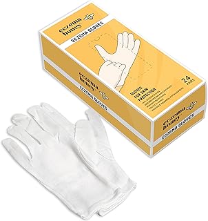 Luxury gloves 100 % cotton eczema honey - washable and reusable to treat dry hands during the night - white cotton gloves for eczema (24 pairs).. Shop across boundaries at DIAYTAR NIGERIA and enjoy budget-friendly nationwide delivery within the week.