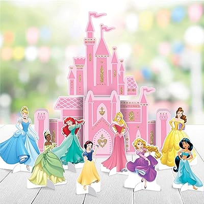 AMSCAN DISNEY CASTLE 9 -piece feast table decoration set.. DIAYTAR NIGERIA brings retail convenience to your screen with affordable prices and dependable shipping.