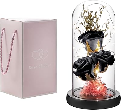 Gift of preserved flowers ordum luminous pink in a glass of glass gifts eternal for her.. Shop quality and variety at unbeatable prices on DIAYTAR Nigeria — delivery in under 8 days.