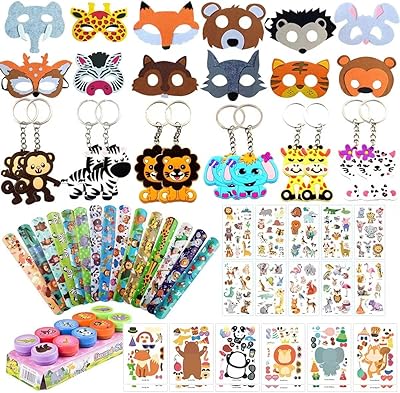 71 Parts of party gifts on the theme of the Safari Birthday supplies with Masks.. DIAYTAR NIGERIA connects you with thousands of products at competitive prices, delivered within a week.