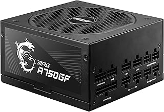 MSI MPG A750GF UK 750 W fan, 140 mm fan, FDP bearing, 100-240 V AC, fully modular power supply, black, 306-7ZP0B18-CE0.. DIAYTAR Nigeria brings you closer to everything you need — fast delivery, low costs, and variety.