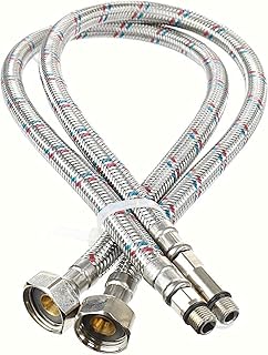 Reliable electric flexible flexible connection hose for sink/sink mixer - 2 x 60 cm pack.. Shop from anywhere in Nigeria and receive your DIAYTAR purchases at affordable prices within a week.