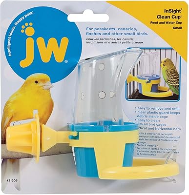 JW Pet Clean Cup food and water cup for birds, small, the colors may vary.. Experience the future of online shopping with DIAYTAR NIGERIA's extensive product range and competitive pricing.