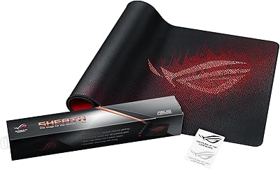 Extended ROG Sheath game mouse carpet - Ultra -listed surface for precise control to the Pixel near | durable anti-e-e-affiliation seams and non-slip rubber base, light and portable.. DIAYTAR NIGERIA: Where shopping meets satisfaction with affordable prices and prompt delivery services.