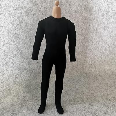 Men's clothing on a 1/6 scale, sub-combination of long-sleeved fabric for 12-inch (black) action figurine (black).. Experience the convenience of online shopping with DIAYTAR NIGERIA's reliable 5-8 day delivery service.