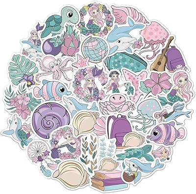 Cartoon stickers, cute sea siren siren stickers for boys teenage girls children, waterproof vinyl stickers for laptop, bumper, roller board, water bottles, computer, telephone, cartoon animated animated animated, adolescents and adults.. Experience shopping satisfaction with DIAYTAR NIGERIA's vast selection and budget-friendly delivery options.
