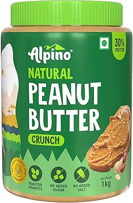 Crunch with alpine natural peanut butter (not sweet) - 1 kg pot.. Everything you need is on DIAYTAR Nigeria — just a click away.