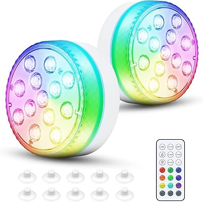 Submersible LED pool lamps with mixdi batteries with distance suction cups.. DIAYTAR NIGERIA: Where affordable shopping meets reliable nationwide delivery in less than a week.