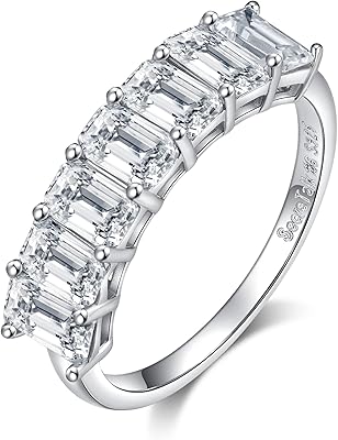 Silver Sterling 925 silver engagement ring with emerald and 3.5 carat emerald stone with certificate of authenticity.. Your new favorite way to shop online — DIAYTAR Nigeria.