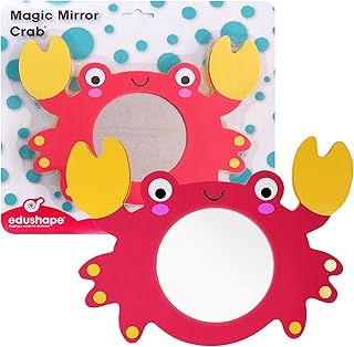 EDUSHAPE magic mirror shapes, Baby baby mirror - Baby foam foam toy mirror - Removable foam bath toys to stick for toddlers 1-3 - Foaming mirror moss learning toys - cause, effect, cognitive skills, cognitive skills.. Experience the ultimate in shopping convenience with DIAYTAR NIGERIA's vast catalog and 5-8 day delivery.
