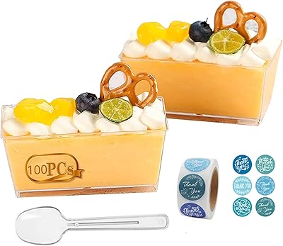 100 pieces with trapezoid plastic trapezoidal dessert, transparent plastic dessert cups of 5 oz with spoon, aperitif cups for dessert, aperitif, pudding, foam, Christmas, halloween, wedding party.. Fast, affordable, and reliable — that’s the DIAYTAR Nigeria experience.