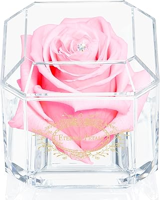 100 % real pink that lasts years - eternal petals handcrafted in Dubai - Solo Gold with multicolored Swarovski crystals (light pink).. Get the deals you love and the delivery speed you need at DIAYTAR Nigeria.