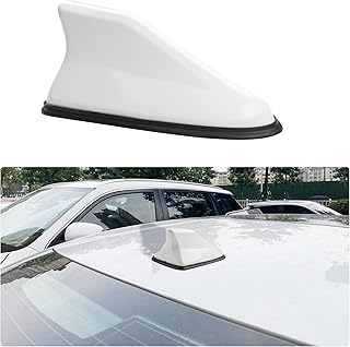 Car aleron car antenna cover, roof roof antenna base for AM/FM radio signal for SUV truck car Most automotive antenna accessories (white).. DIAYTAR NIGERIA stands as your affordable shopping ally with nationwide delivery in just 5-8 days.