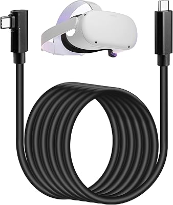 Creation of a Tech Type-C for Quest 2 and Oculus Link for VR, data transfer, data transfer and fast load cable (5 meters transfer (5 meters).. DIAYTAR NIGERIA: Where affordable shopping meets reliable nationwide delivery in less than a week.