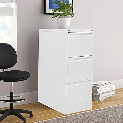 Vertical Egid steel breech, large steel storage cabinet, portable metal cabinet with 3 drawers for legal files (white).. DIAYTAR NIGERIA: Simplifying access to thousands of products with affordable nationwide shipping.