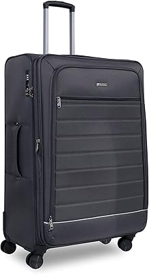 Approved Light Travel Luggage Approved TSA with double anti -theft zipper, 4 double wheels, Galen collection, black, luggage recorded 28 inches.. No delays, no drama — just fast, affordable shopping with DIAYTAR Nigeria.