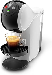 DELONGHI CAFETIER GENIO S-POD EDG225.W, compact design, adjustable drinking volume, removable water tank of 0.8 l.. Shop with confidence at DIAYTAR NIGERIA, Nigeria's premier affordable e-commerce platform.