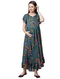 Radio maternity dress for woman mum topi / maternity dress / easy breastfeeding dress / western dress with zippers for breastfeeding before and after pregnancy.. DIAYTAR NIGERIA: Where shopping dreams become reality with affordable prices and prompt shipping.