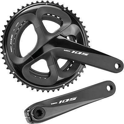 Parts of Unisex Shimano 105 FCR7000C39L, standard, 53/39 teeth.. DIAYTAR NIGERIA: Bringing affordable shopping solutions with a diverse product catalog delivered nationwide.
