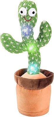 Multifunctional dancing dancing cacti toy, cacti toy speaking for children who repeats what you say, sings and imitates the electric stuffed cacti toy with colorful light (120 songs).. Shop smarter with DIAYTAR NIGERIA's diverse marketplace and budget-friendly nationwide delivery.