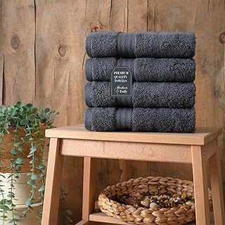 Flume Home Lot of 4 hand towels I 100 % Turkish cotton I 40.6 x 71.1 cm (frosted gray) Turkish hand towel I Decorative Hand Towels for Bathroom I.. Your complete shopping solution, DIAYTAR NIGERIA offers extensive variety with budget-friendly delivery.
