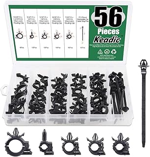 Kaydek 56 parts with steering clips for car cable beam, 6 different sizes, universal spare parts for Honda GM Mazda.. DIAYTAR NIGERIA delivers value, variety, and convenience with our nationwide 5-8 day shipping.