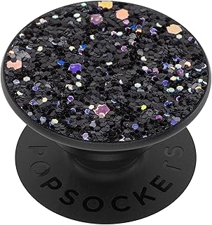 Popgrip Popcockets - Extensible support and handle with interchangeable upper - shiny black.. DIAYTAR NIGERIA makes every purchase count with our affordable prices and reliable 5-8 day shipping.