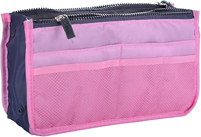 Organizer of handbag Si Jaslna Lady for women, large quilted organizer - Rose.. With DIAYTAR Nigeria, shopping online is easy, affordable, and fast.