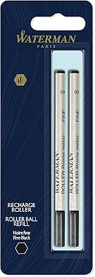 Recharge for Waterman fine point pen, black ink, 2 units.. DIAYTAR NIGERIA brings online shopping to every Nigerian with affordable prices and reliable shipping.