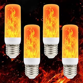 LED bulb with flame effect, cheek E27 5W with 4 lighting modes for interior and exterior decoration, LED room lights for the house, the garden, the bar, the Halloween and Christmas party (4).. Your favorite brands are just a click away on DIAYTAR Nigeria.
