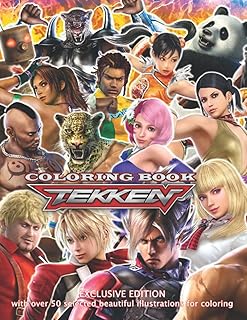 Coloring book - Tekken - Exclusive edition with more than 50 beautiful illustrations selected to color.. DIAYTAR NIGERIA makes quality accessible with our extensive catalog and competitive delivery rates.