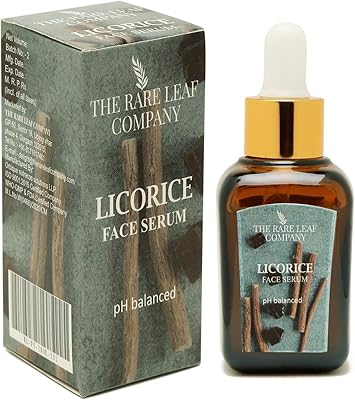 The rare leaf company face serum with liquorice, unbounding, sulphate without paraben, 30 ml.. DIAYTAR NIGERIA: Bringing quality products to your doorstep at prices that won't break the bank.