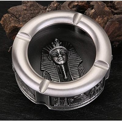 Statues sculpture figurines statuettes, retro creative in silver alloy egypt pharaon ashrier sculpture character figurine to collect, ornaments bureau crafts art decor statuettes for inner life roo.. DIAYTAR NIGERIA combines affordability with convenience, delivering your purchases within 5-8 days.
