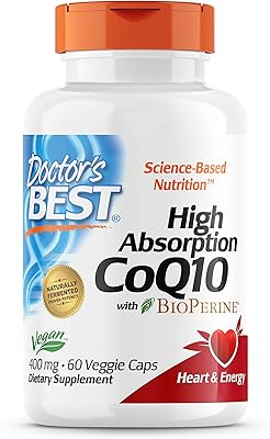 High absorption coq10 vegetarian capsules of Doctor's Best (400 mg) 60 capsules.. Experience the future of shopping with DIAYTAR NIGERIA's extensive selection delivered in just 5-8 days.