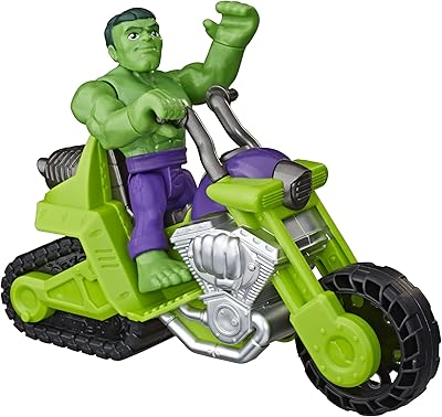 Super Hero Adventures Playskool Heroes Marvel Hulk Toy Toy - Figure and 5 "figurine ensemble, children's toys from 3 years old, green.. DIAYTAR NIGERIA makes luxury accessible with our affordable prices and dependable delivery service.