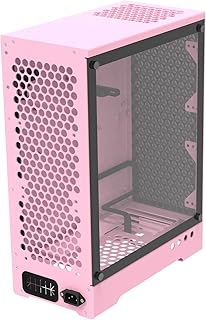 Matx aluminum case, pink pc housing for ATX power supply, DIY play office box.. Discover endless shopping possibilities at DIAYTAR NIGERIA, with budget-friendly prices and reliable delivery.