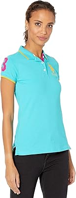 U.S. ASSN POLO. Triple Crown short -sleeved piqued polo shirt for women.. DIAYTAR NIGERIA: Where shopping is affordable, selection is vast, and delivery is always reliable.