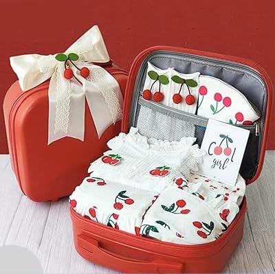 Newborn girl gift box (cherry) - (9 in 1).. DIAYTAR NIGERIA: Empowering Nigerians with access to affordable products delivered within 8 days.